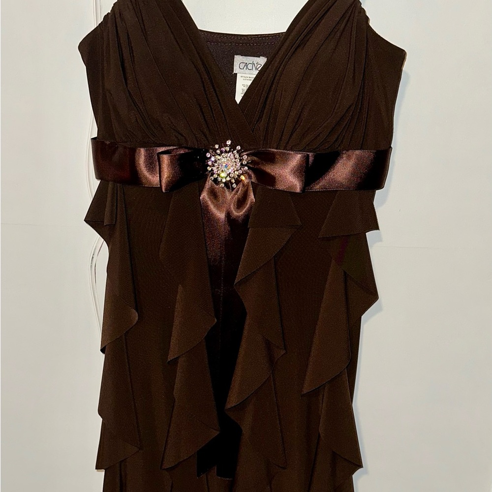 Cache Chocolate Brown Dress
